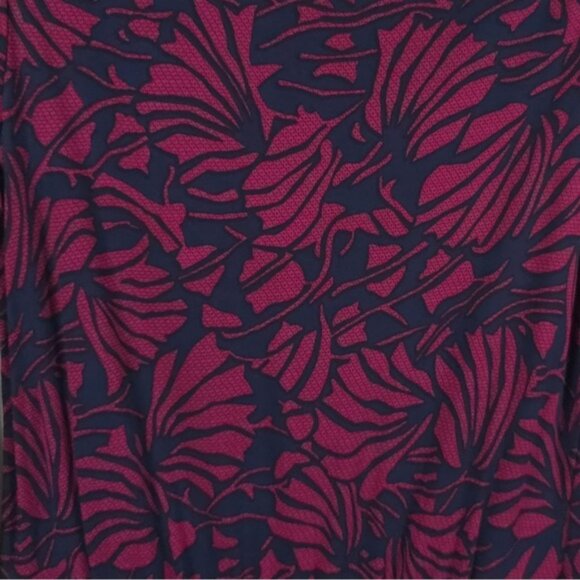 NWT TORY BURCH ETTA DRESS TORY NAVY AZOLLA COMBO A/988 Floral Print LS SMALL - Picture 12 of 15